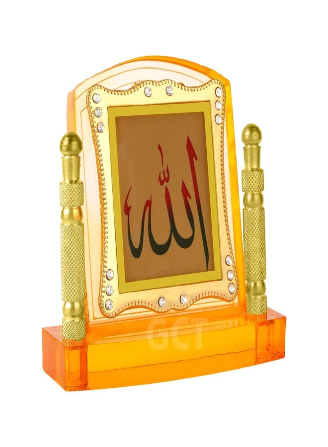 GCT Islam Religious Symbol Allah Car Temple (J001-12-A) Religious Acrylic Frame for Car Dashboard - Image 3